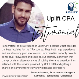 CPA US course testimony - Uplift professionals 