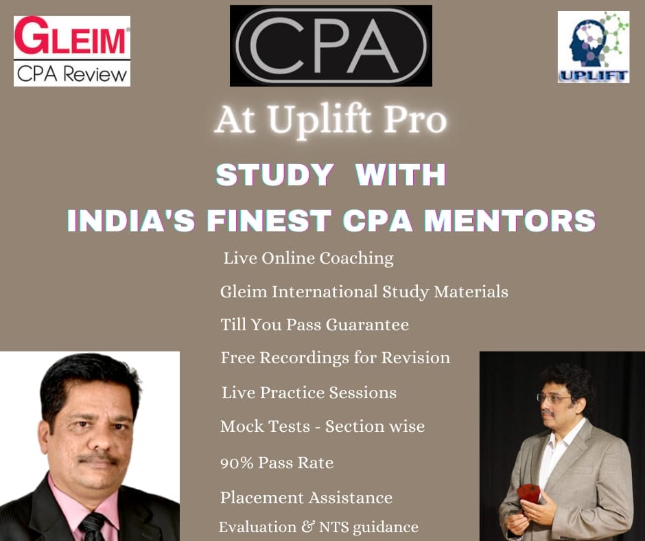 Best US CPA trainers in India from Uplift Pro
