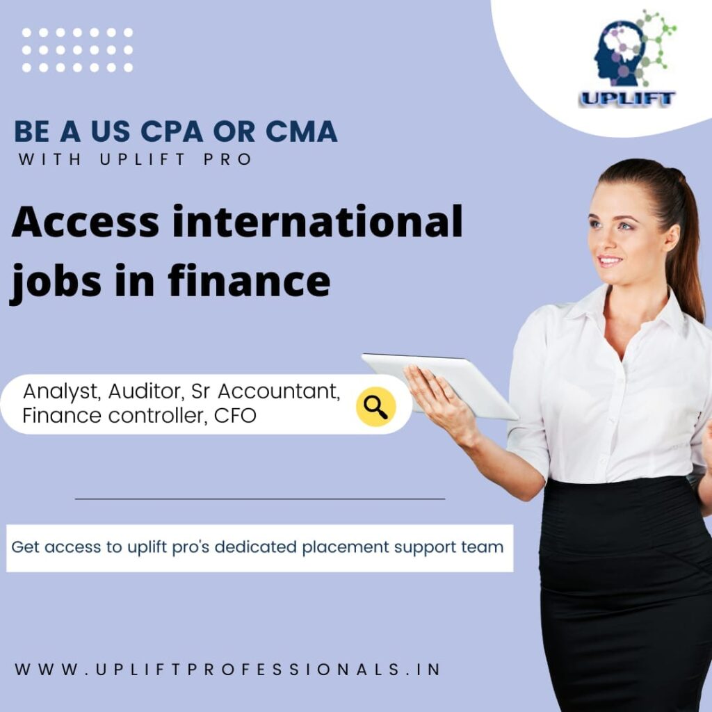 US CMA an CPA US course - Uplift pro- FY 2022