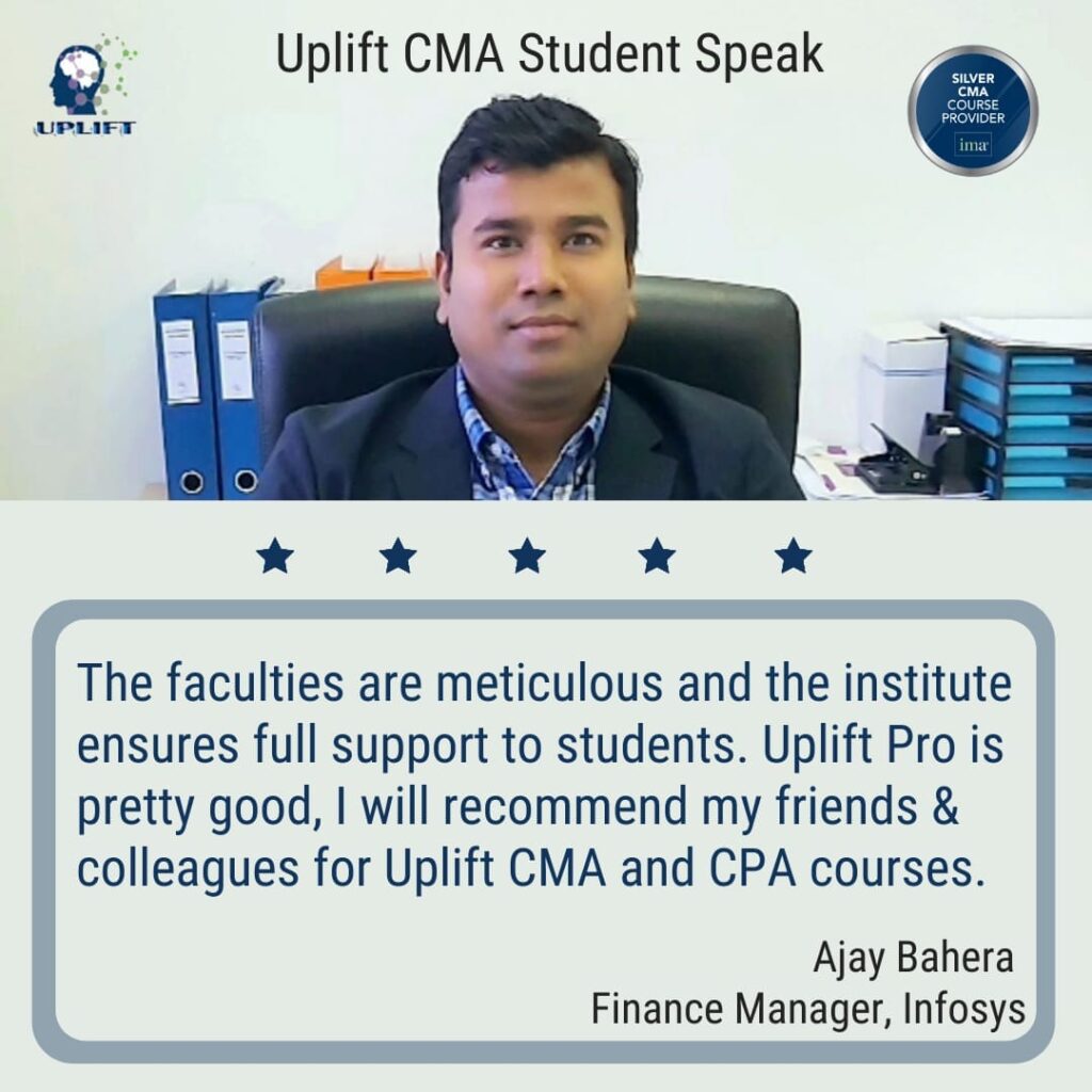 US CMA student- Uplift Pro-2022- Best US CMA course provider in India_4