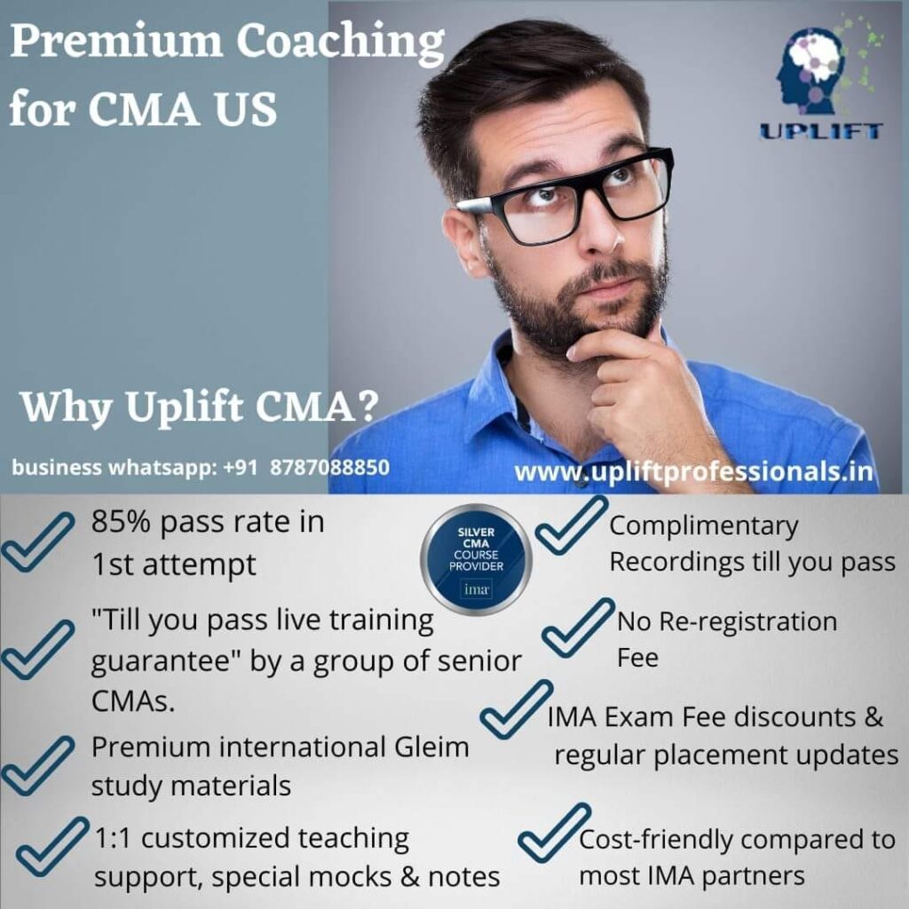 US CMA Study Partner for Quality Coaching - Uplift Professionals